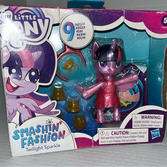 My Little Pony Smashin Fashion Twilight Sparkle – Bewegliche Figur Mit 7 Modeteilen & Überraschung